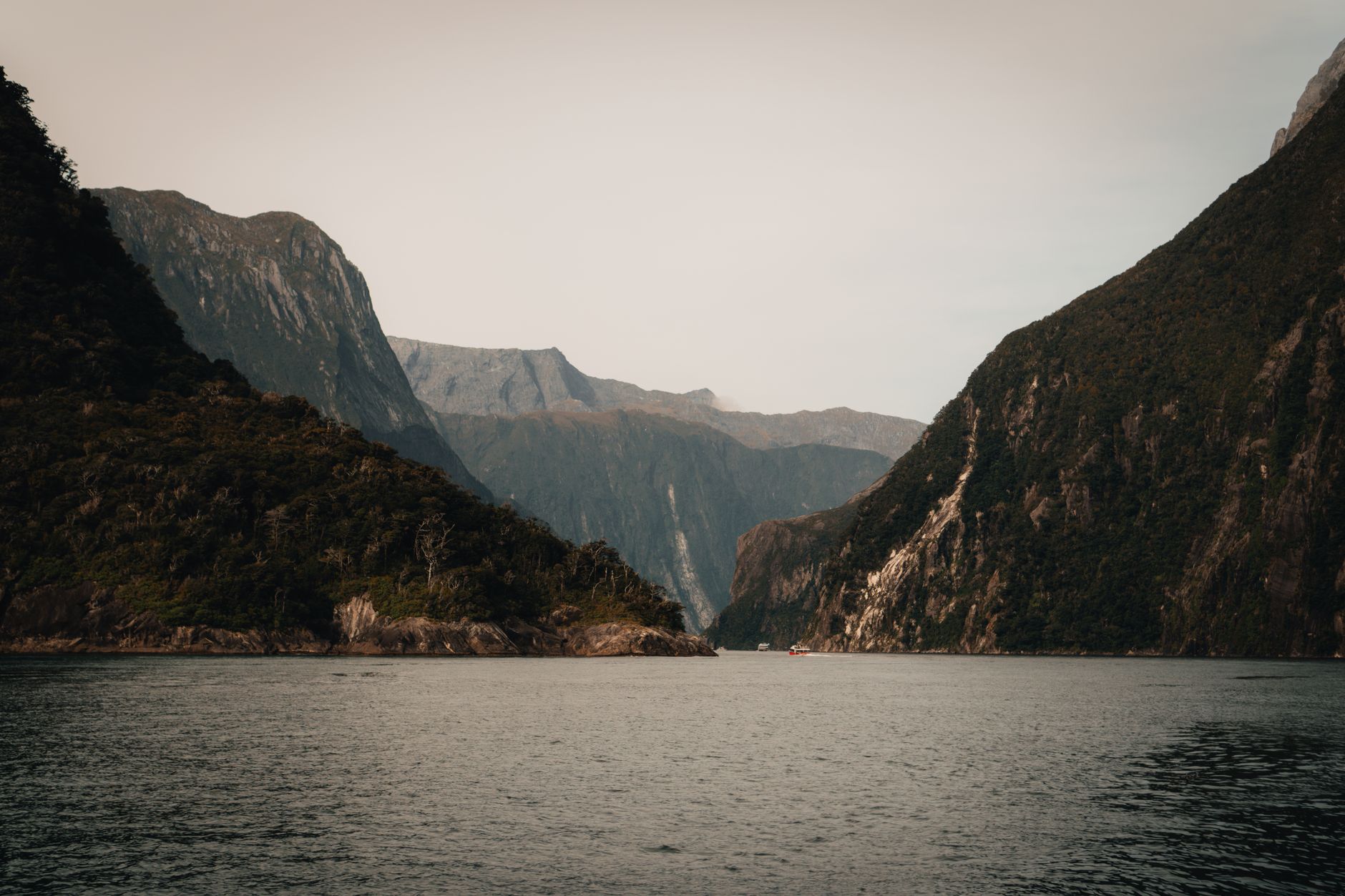 New Zealand South Island Mountain Fjords